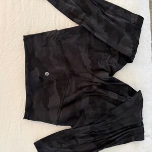 lululemon athletica Black Camo Leggings